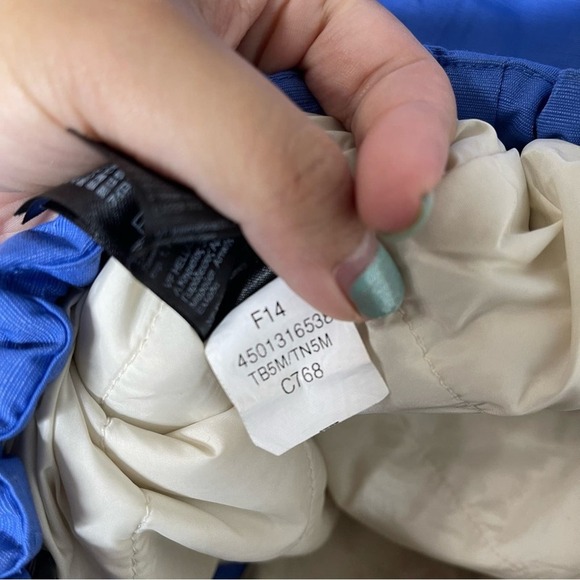 The North‎ Face inlux hyvent blue insulated blue women's jacket small outdoors - Picture 8 of 9